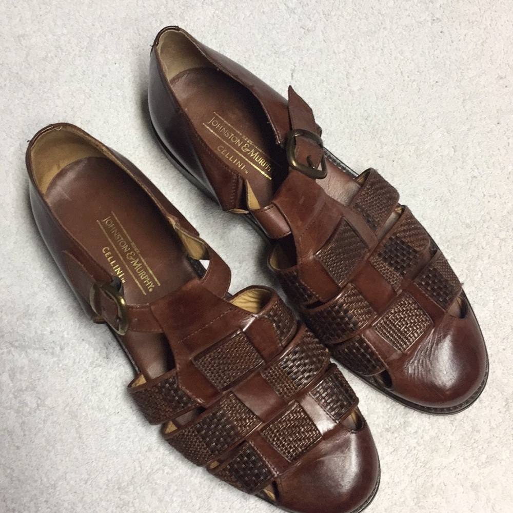 Johnston & Murphy Men’s Brown Huarache Size 10 Med